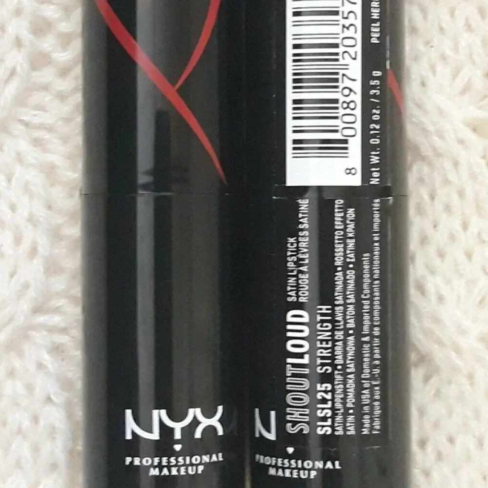 2 NYX PROFESSIONAL MAKEUP SHOUT OUT LIPSTICK 